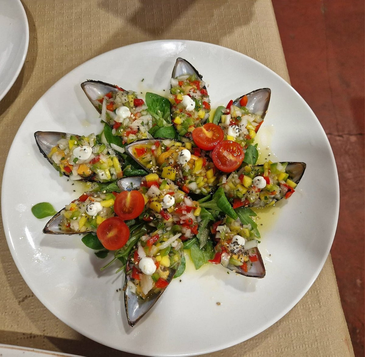 Mejillones en salsa